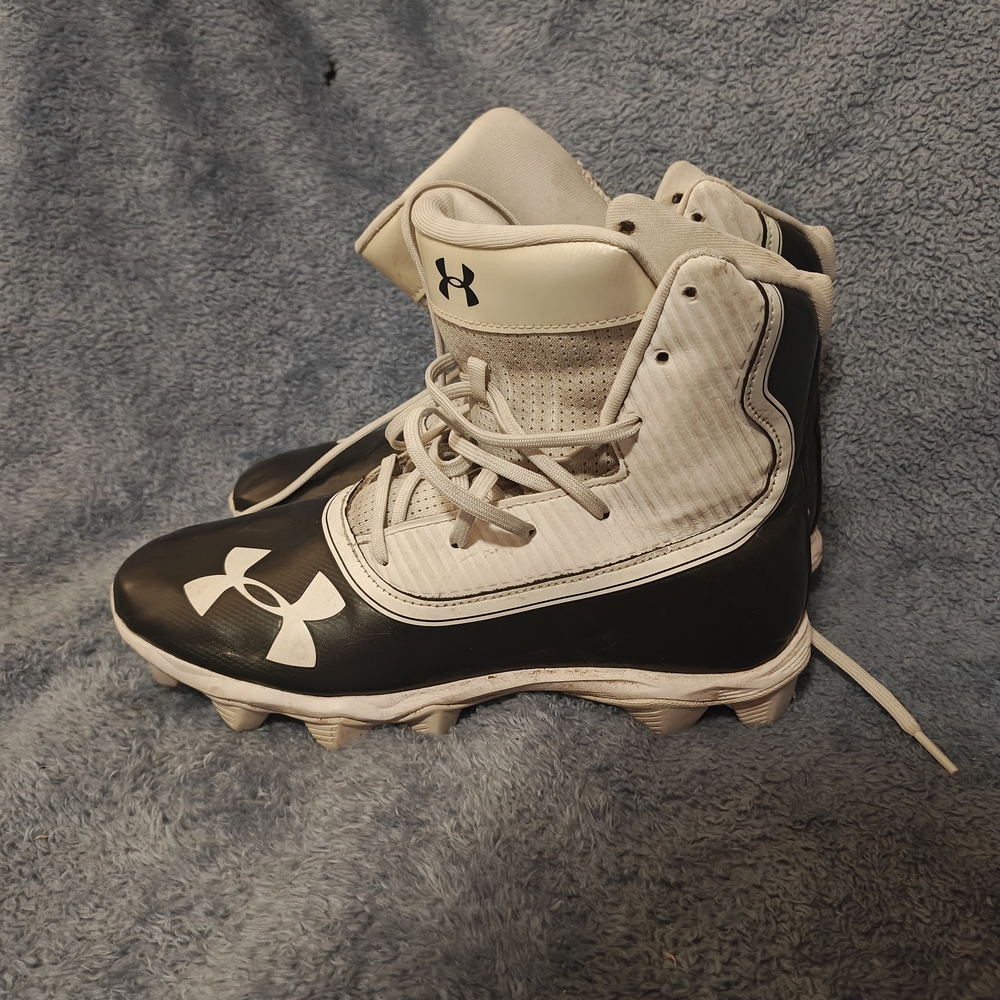 Under Armour Highlight RM Football Cleats Black White US Size 7.5
